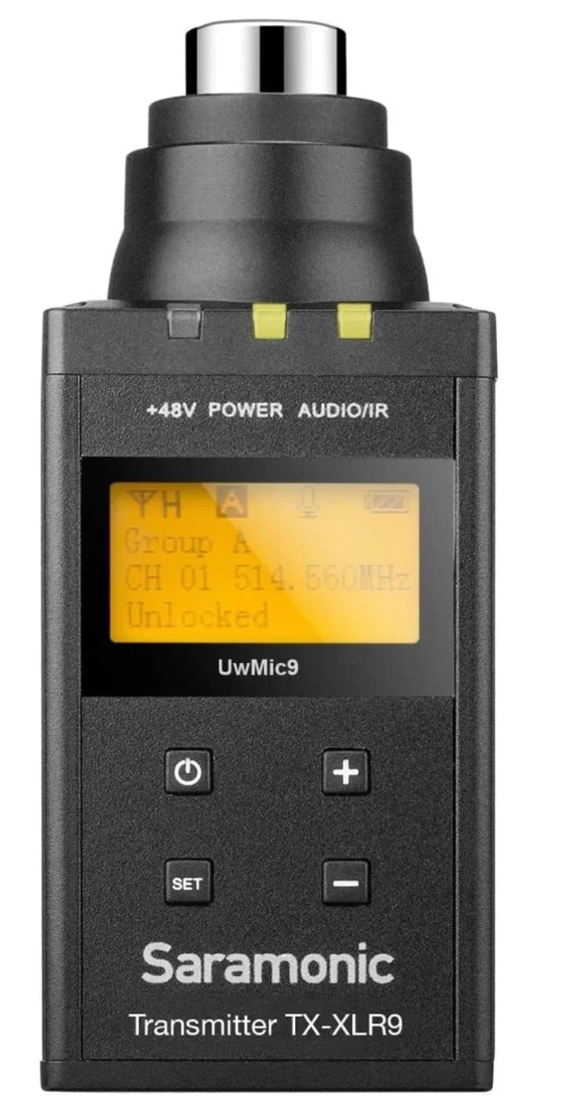 Saramonic TX-XLR9 Plug-on XLR UHF Wireless Transmitter UwMic-UK