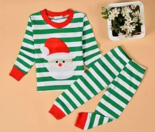 Arshiner Children Kids Boy Girl's Wear Casual 2pcs Print Stripe Pants Striped