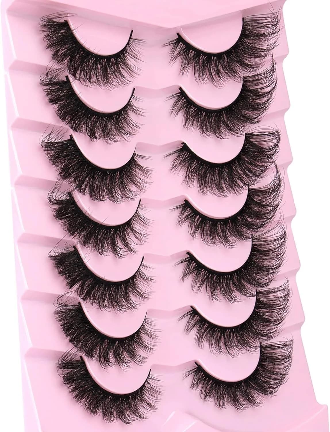 False Eyelashes Cat Eye Lashes Fluffy Wispy Natural Eyelashes 20MM False Lashes