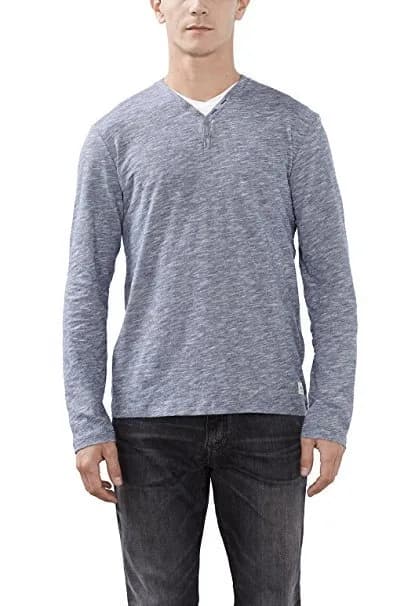 edc by Esprit Men's Long Sleeve Top Xlarge BNWT Blue