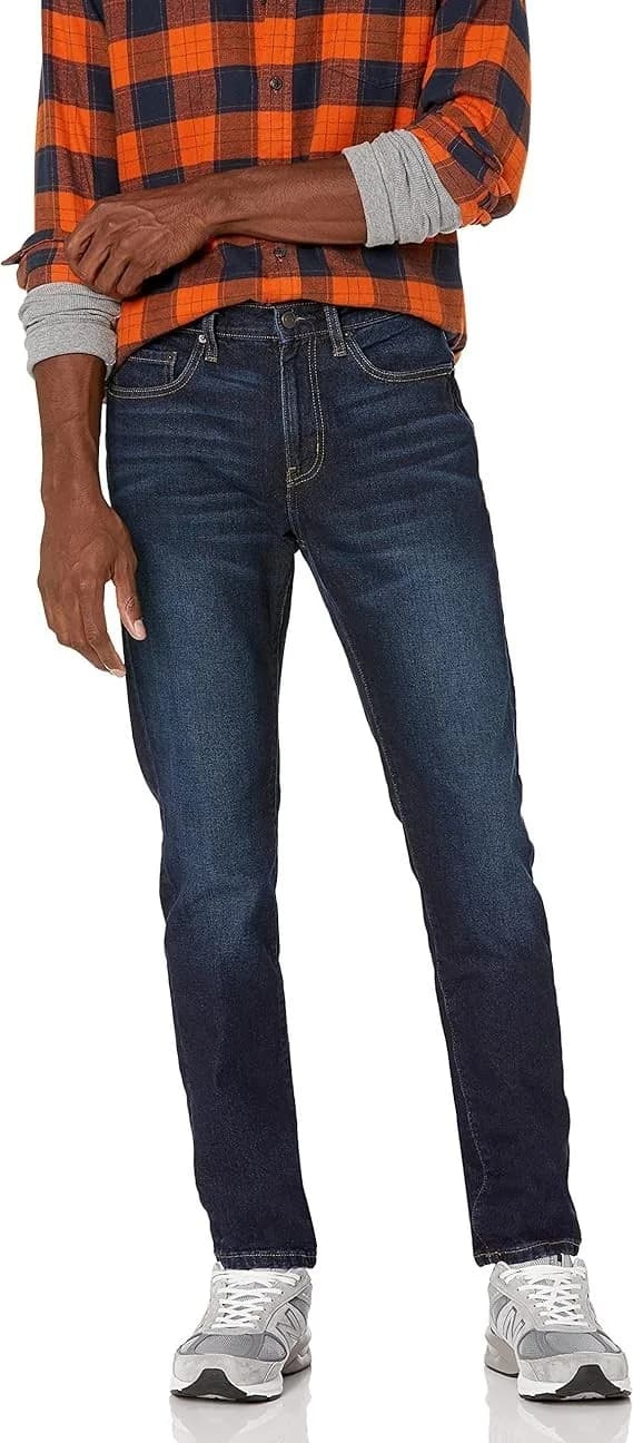 Amazon Essentials Men's Slim-Fit Jeans Indigo Wash 36 W X 34 L