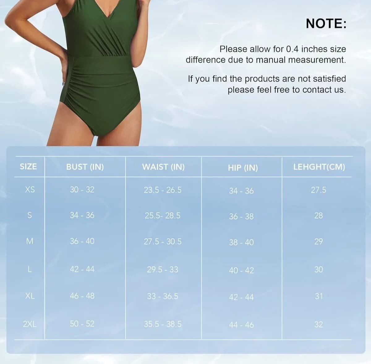 JOYSPELS Women One Piece Tummy Control Women's Swimsuit Padded Flower Print L