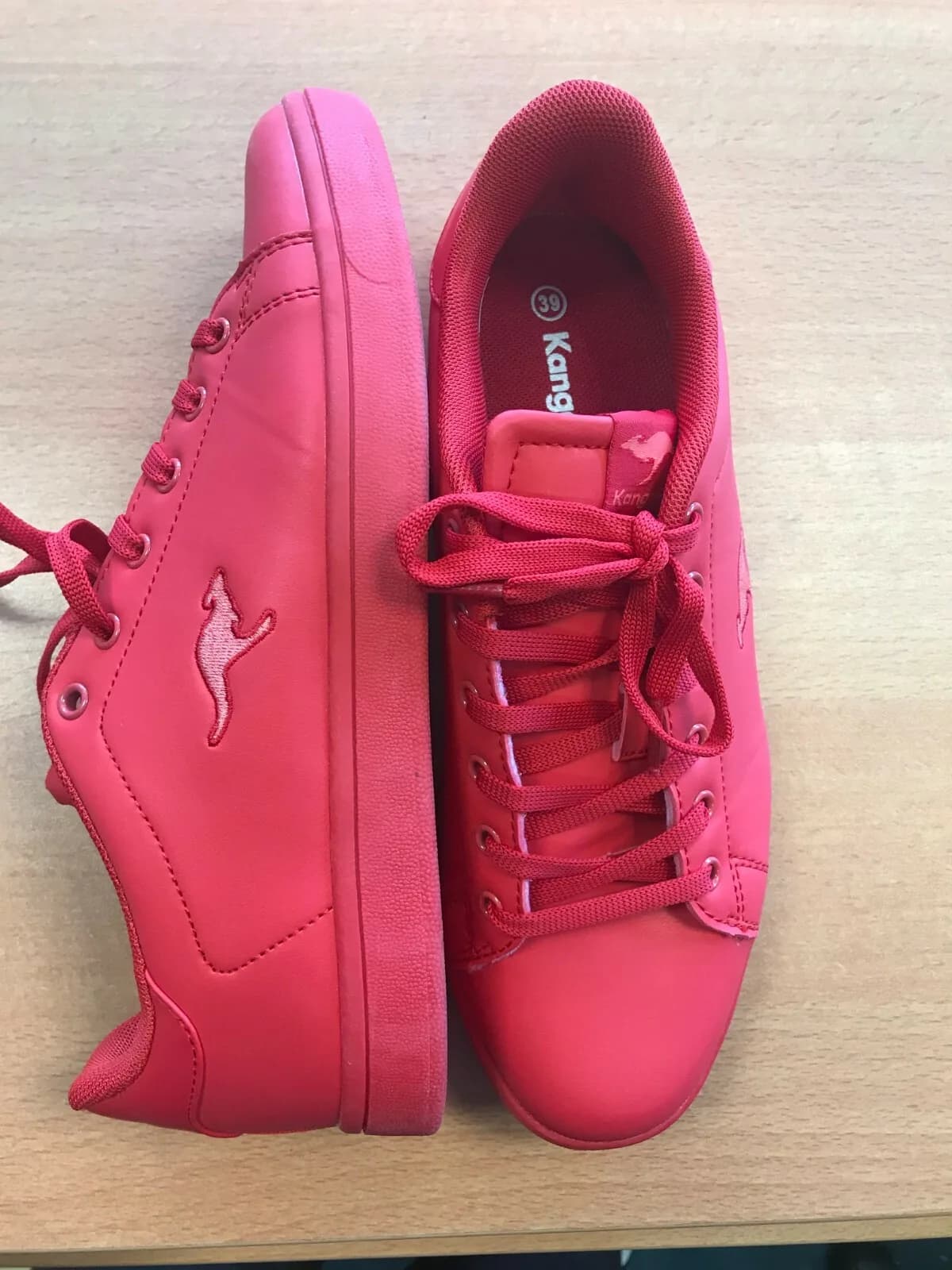 KangaROOS K-Class-x Fg, Men’s Low-Top Red Trainers Sneakers UK 6