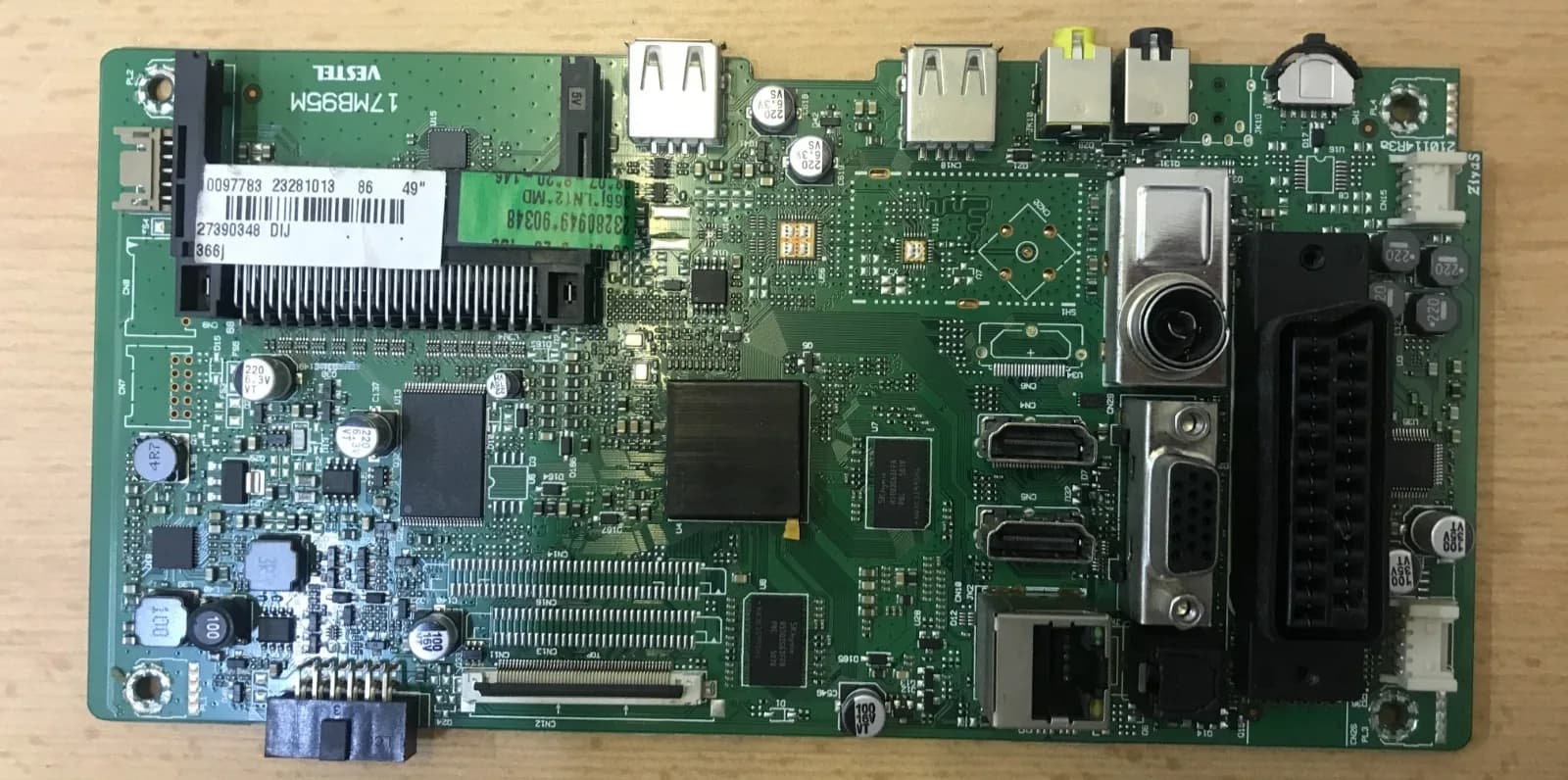 MAIN AV TV BOARD FOR HITACHI TV 48HBT62U H WORKING 100%