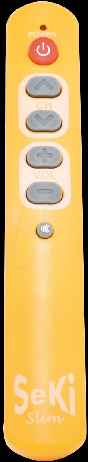 SEKI SLIM GE Universal learning remote control yellow