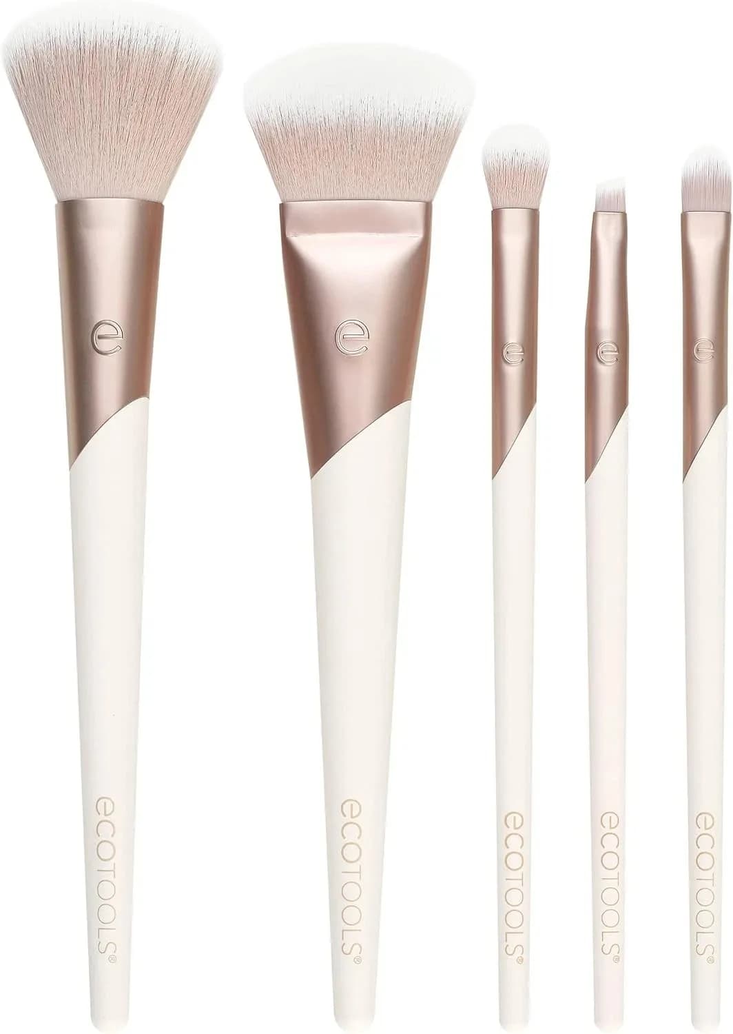 EcoTools Luxe Natural Elegance Professional Face Makeup & Foundation Brush Set