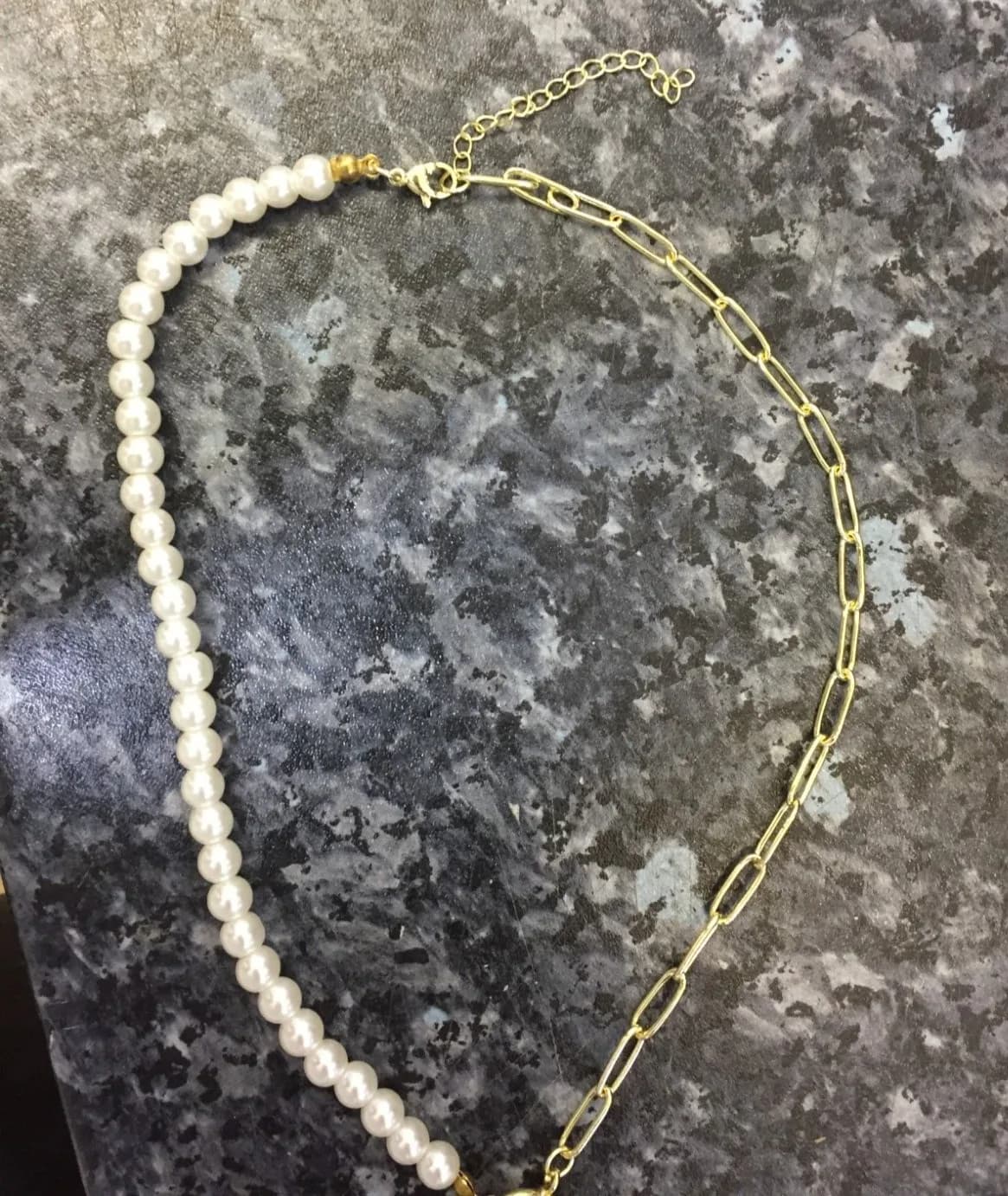 Women's Pearl Cute Beaded Pearls Tiny Charm Dainty Chain Necklace Gift Wife GF