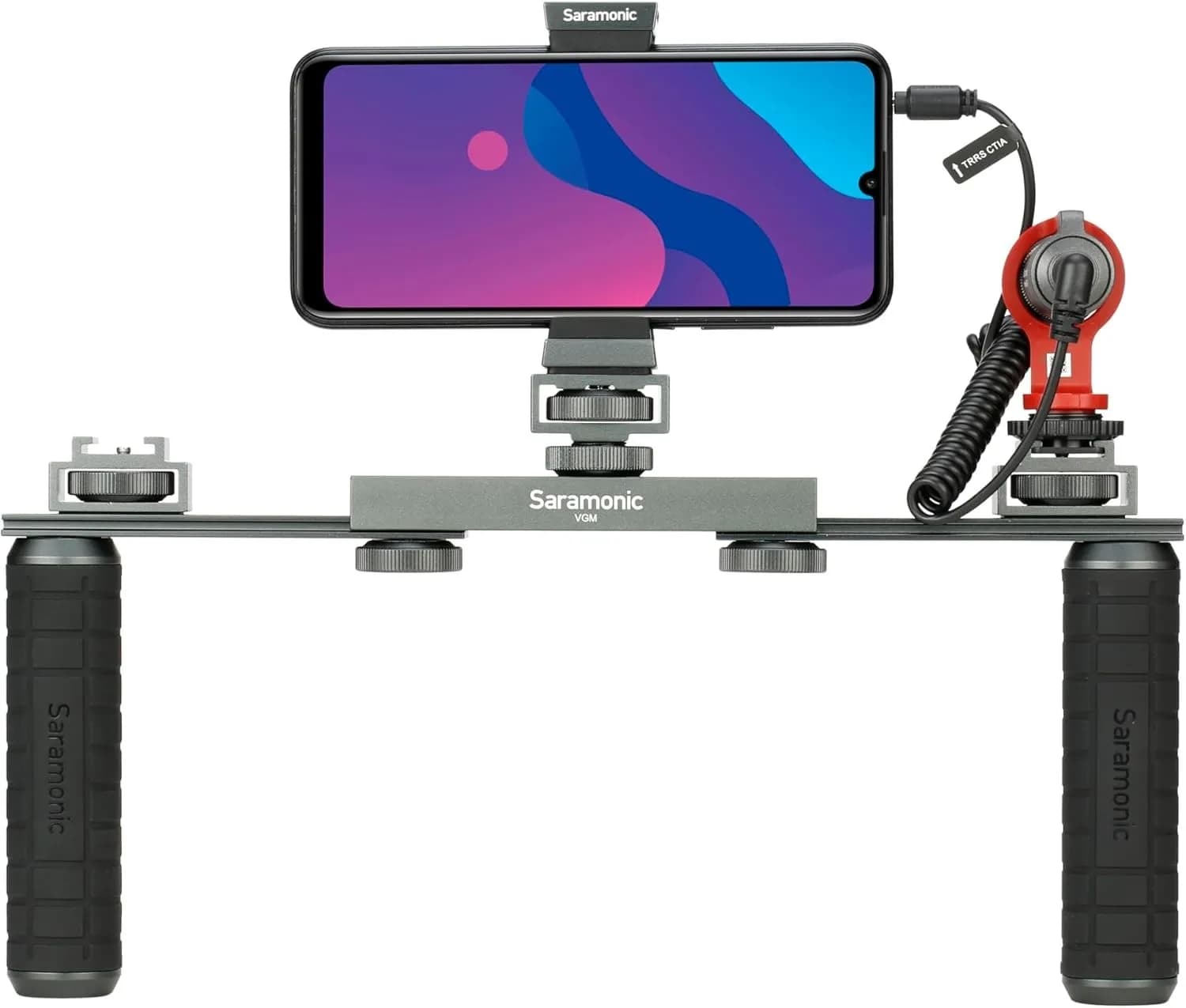 Saramonic Smartphone/Camera Vlogging and Video Production Kit with Adjustable Du