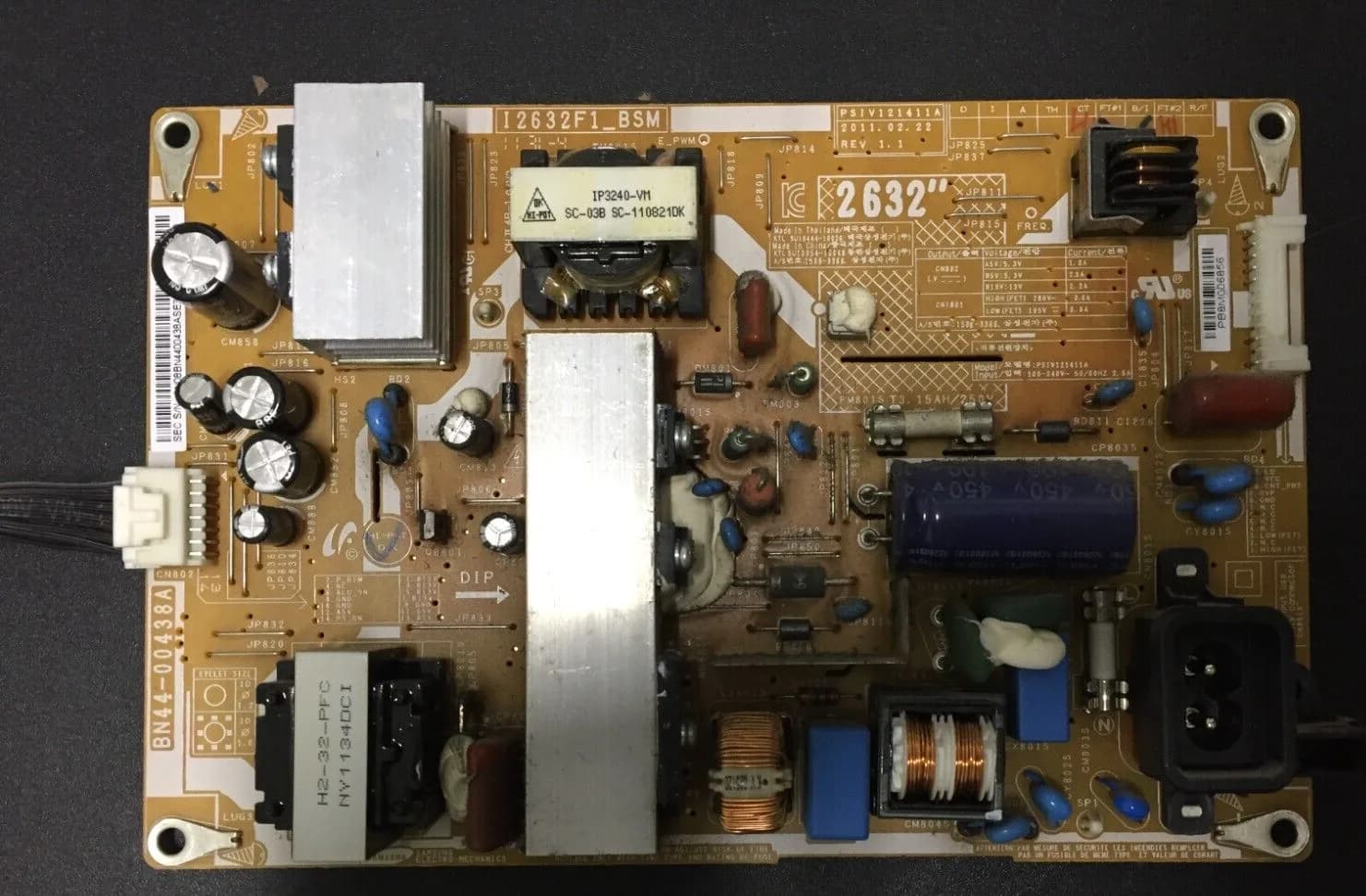 SAMSUNG LE32D400E1W POWER PSU SUPPLY BOARD