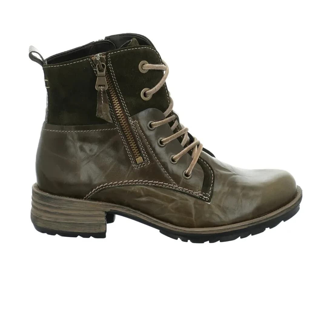 Women's Josef Seibel Sandra Bosco Green Boots UK size 4.5 New