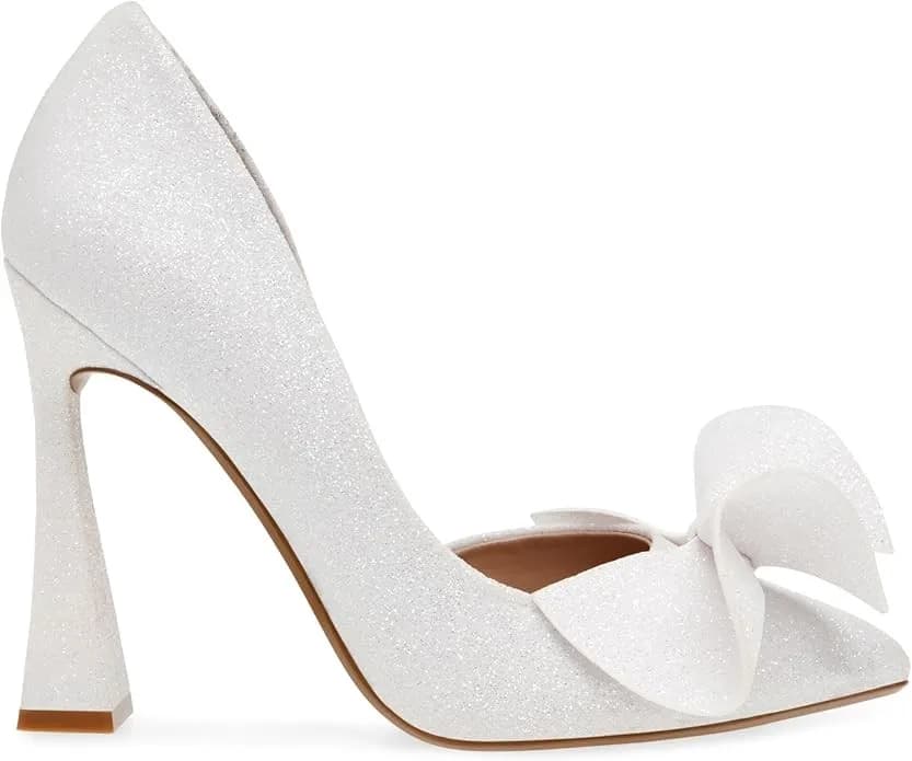 Betsey Johnson Women's Nobble Pumps Heels ivory uk size 5