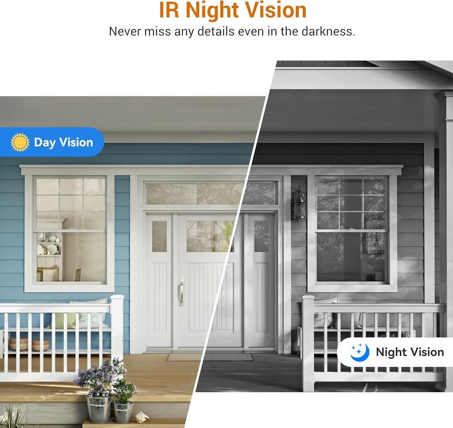1080P Wireless Video Doorbell Camera, AI Human Detection, Night Vision, 2-Way Au