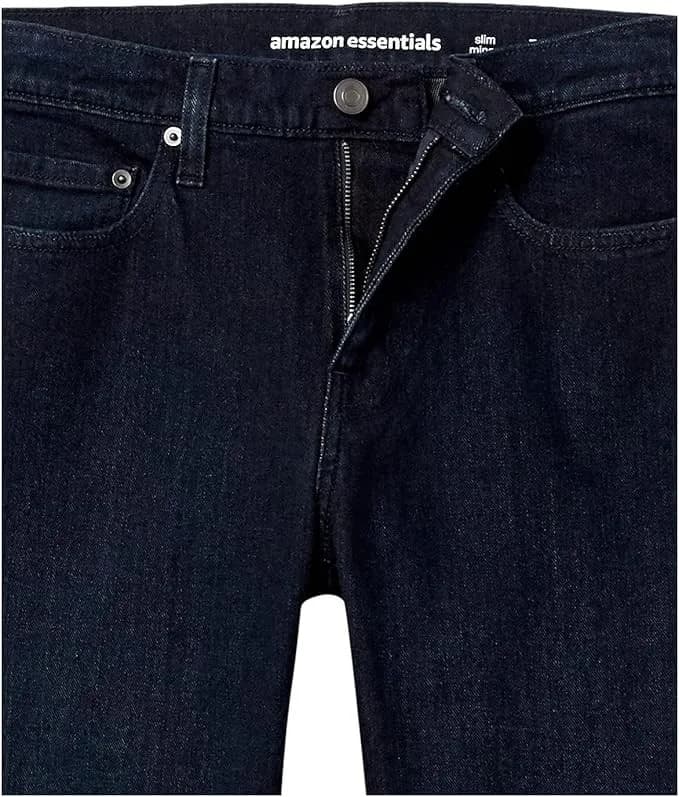 Amazon Essentials Men's Slim-Fit Jeans Indigo Wash 36 W X 32 L
