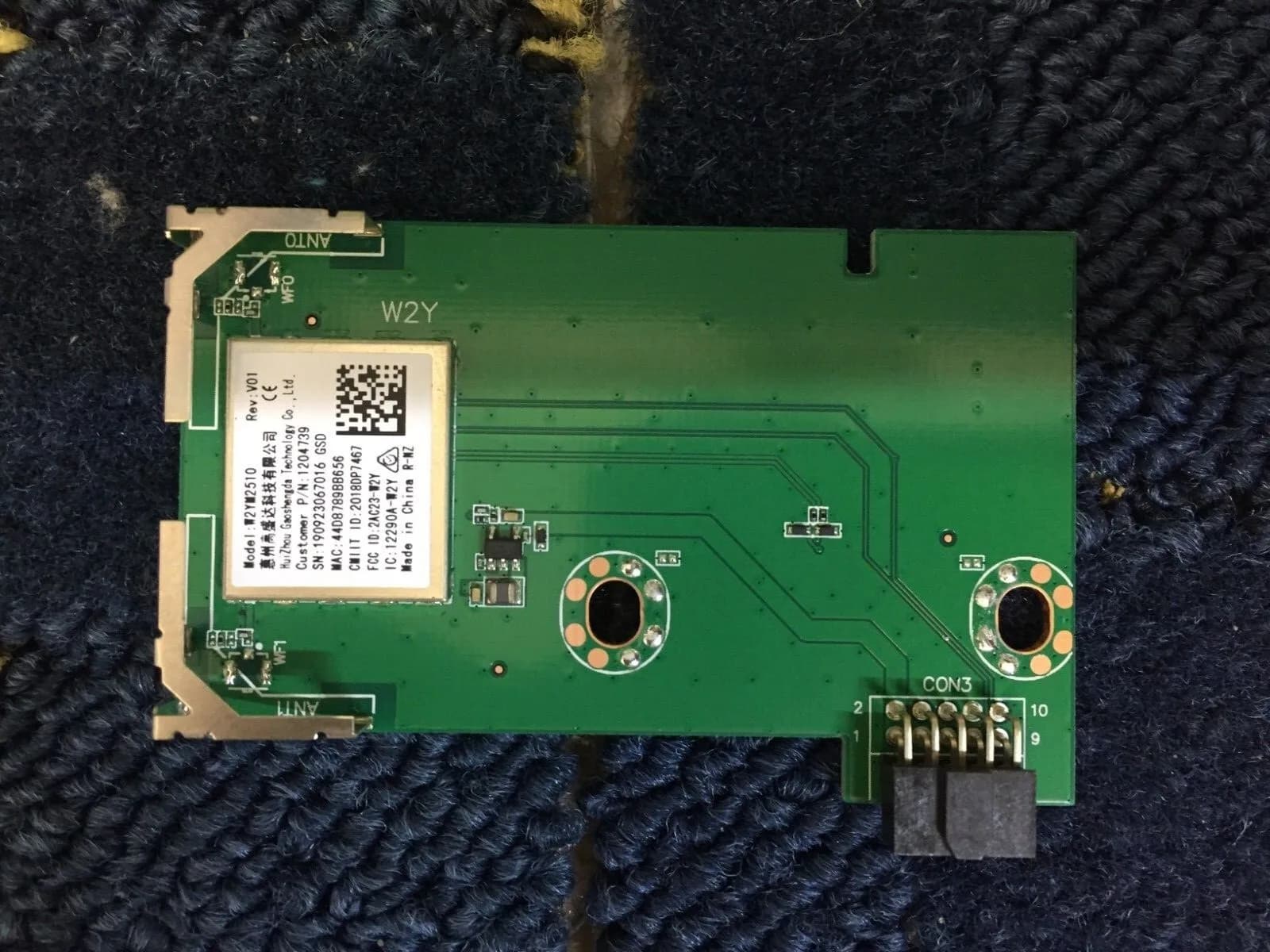 Hisense H43B7100UK TV WIFI MODULE CARD