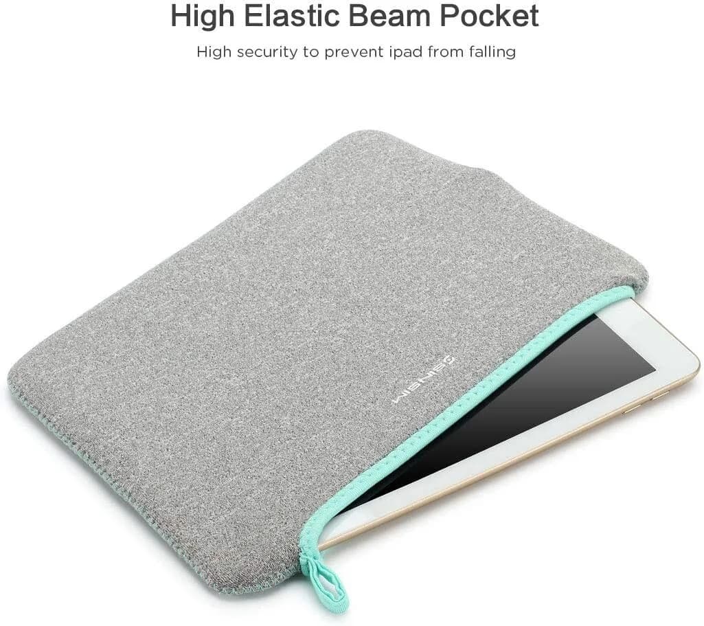 Grey Tablet Sleeve Case Carrying Bag with Elastic Loop For 8" tablet's Universal