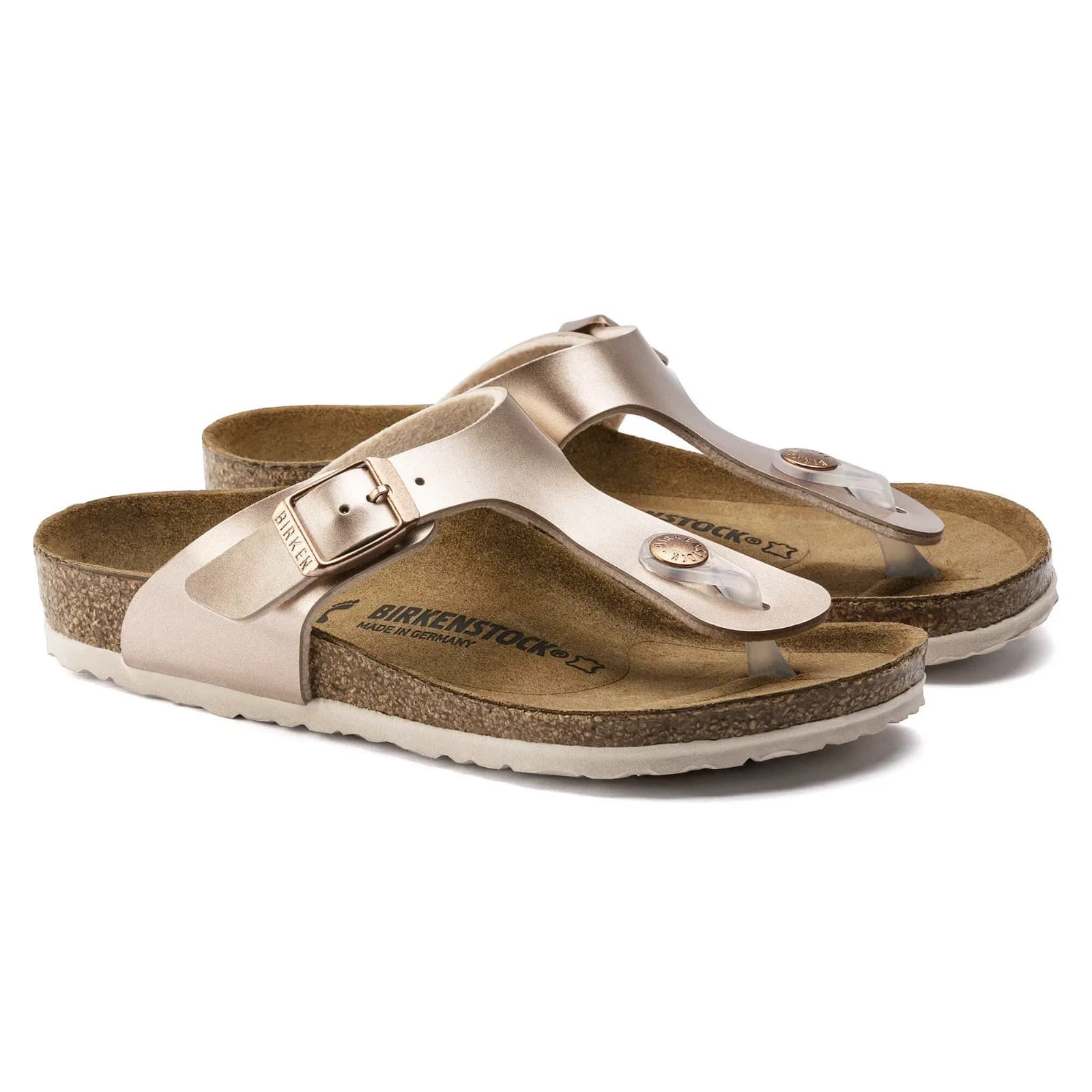 Birkenstock Gizeh Kids Magic Electric Metallic Copper sandals UK 1