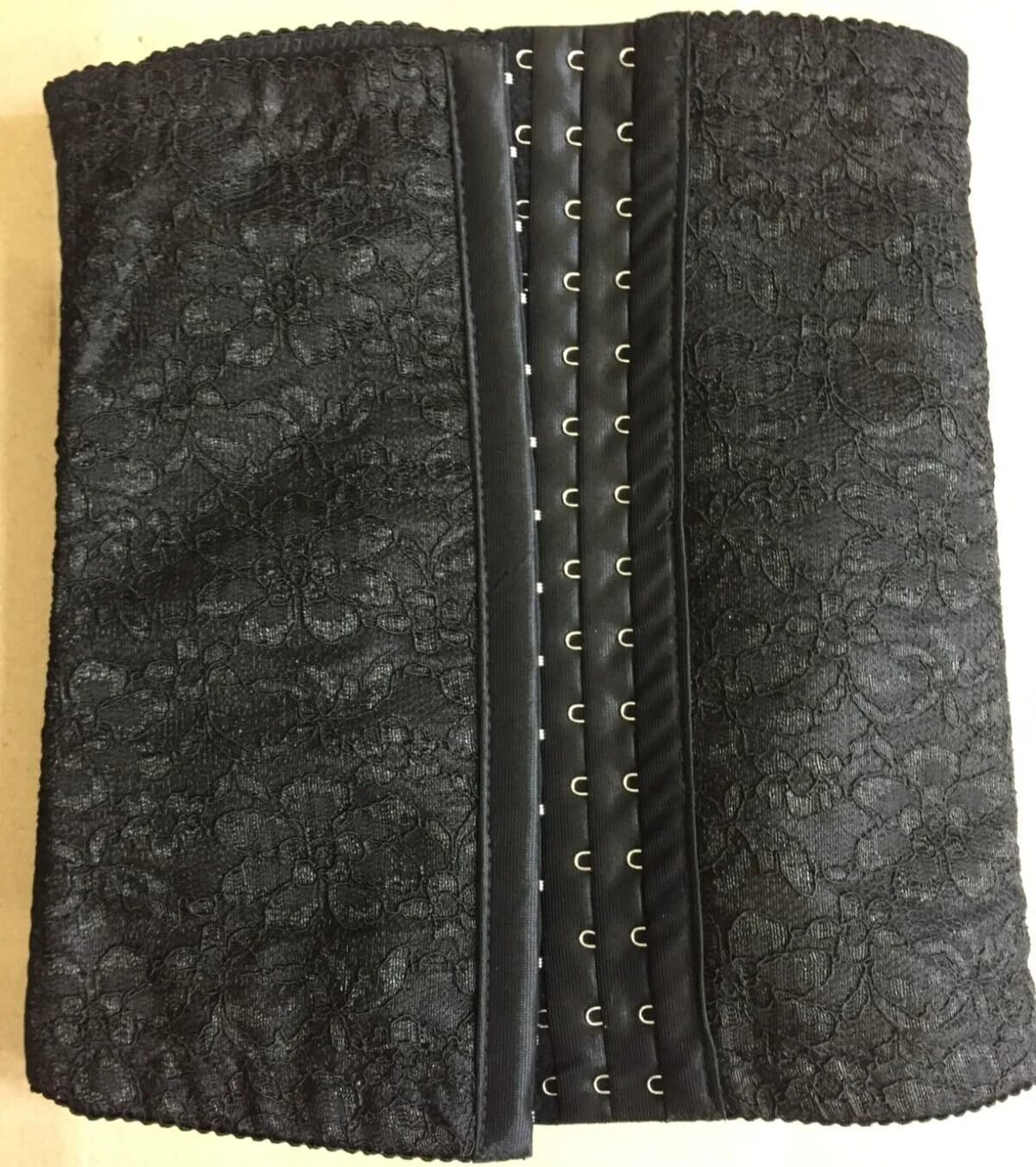 MYNX LUXURY LACE WAIST TRAINER BLACK L