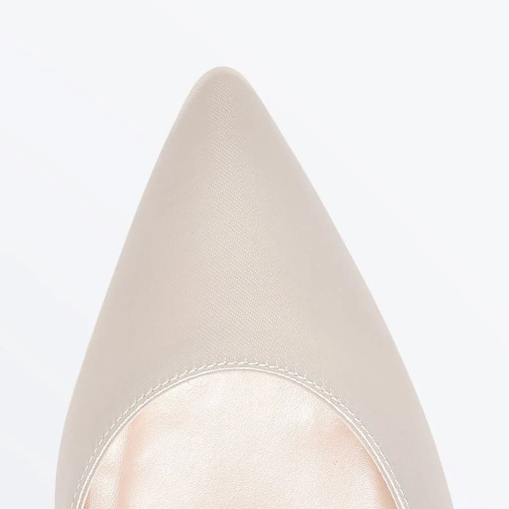 Rainbow Club Kennedy -Ivory Satin Women's Bridal Court Shoes UK 8 EU 41
