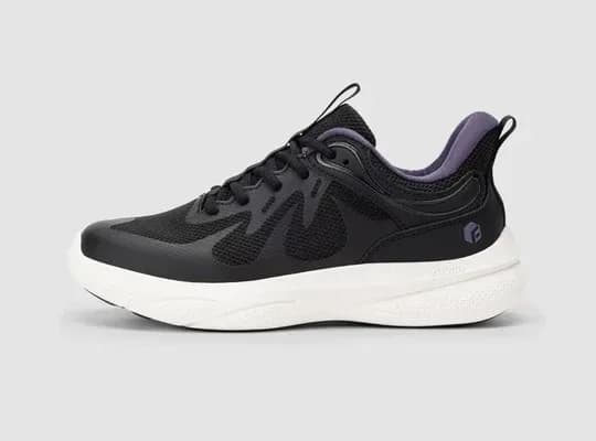 FitVille Women’s ZephyrLite V4 Women’s Trainers – UK Black/Plum UK 4 EW