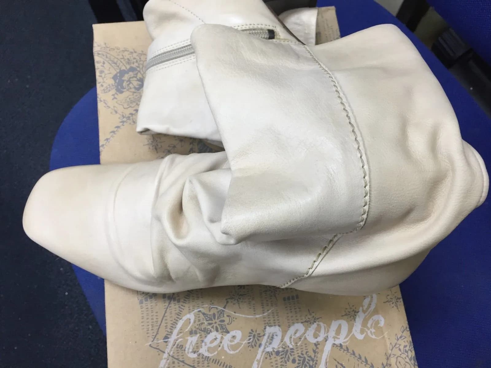 Free People Marcella Square Toe Boots EU size 37 UK 4 RRP $178.00