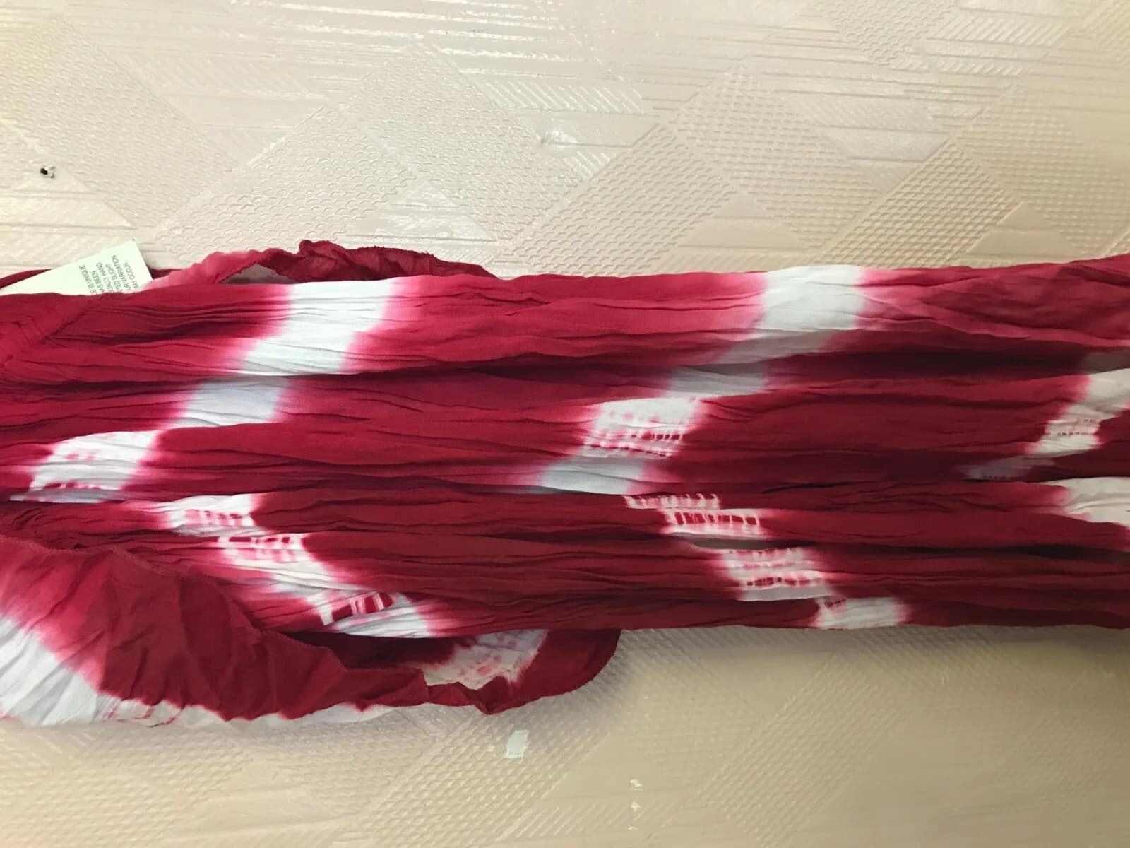 Womens Summer Dress Strappy Maxi Full Length Ladies Tie Dye Striped Size UK 8-10