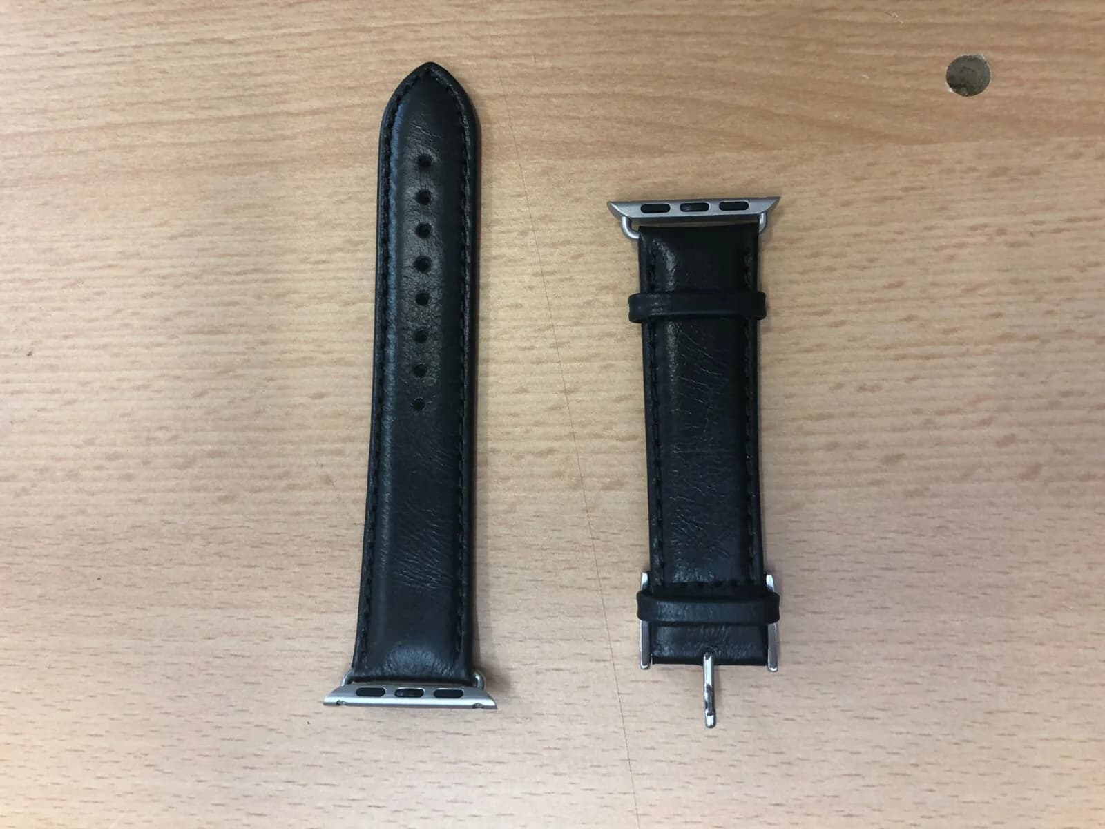 Dbramante 1928 Copenhagen 38mm Leather Apple Watch Strap Black