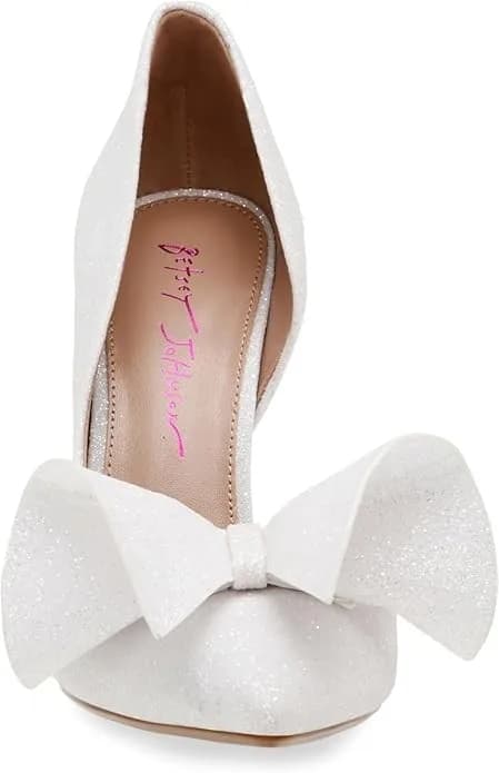 Betsey Johnson Women's Nobble Pumps Heels ivory uk size 5