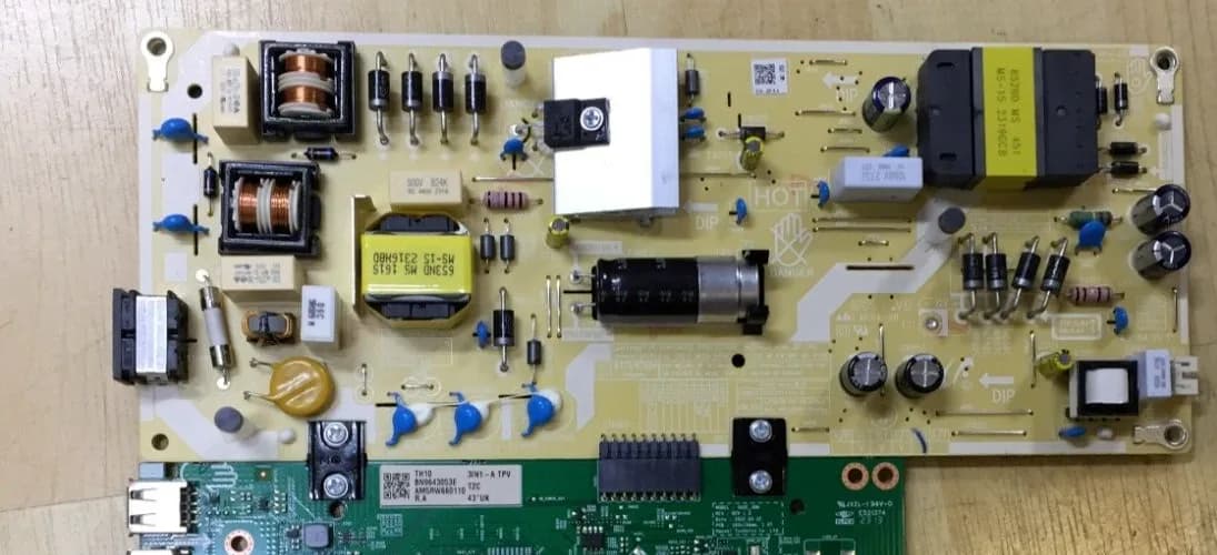 SAMSUNG TV UE43AU7020K MAIN BOARD & POWER BOARD PSU SET