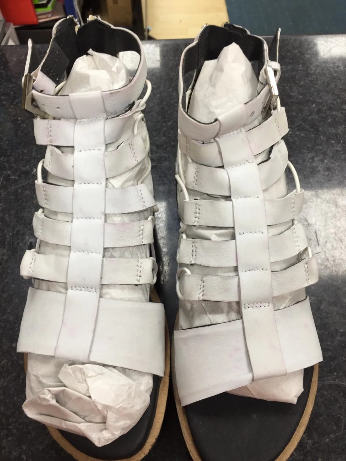 Free People Women's Off White SUnrise FLatform Sandals rrp $128.00 EU 39 UK 6