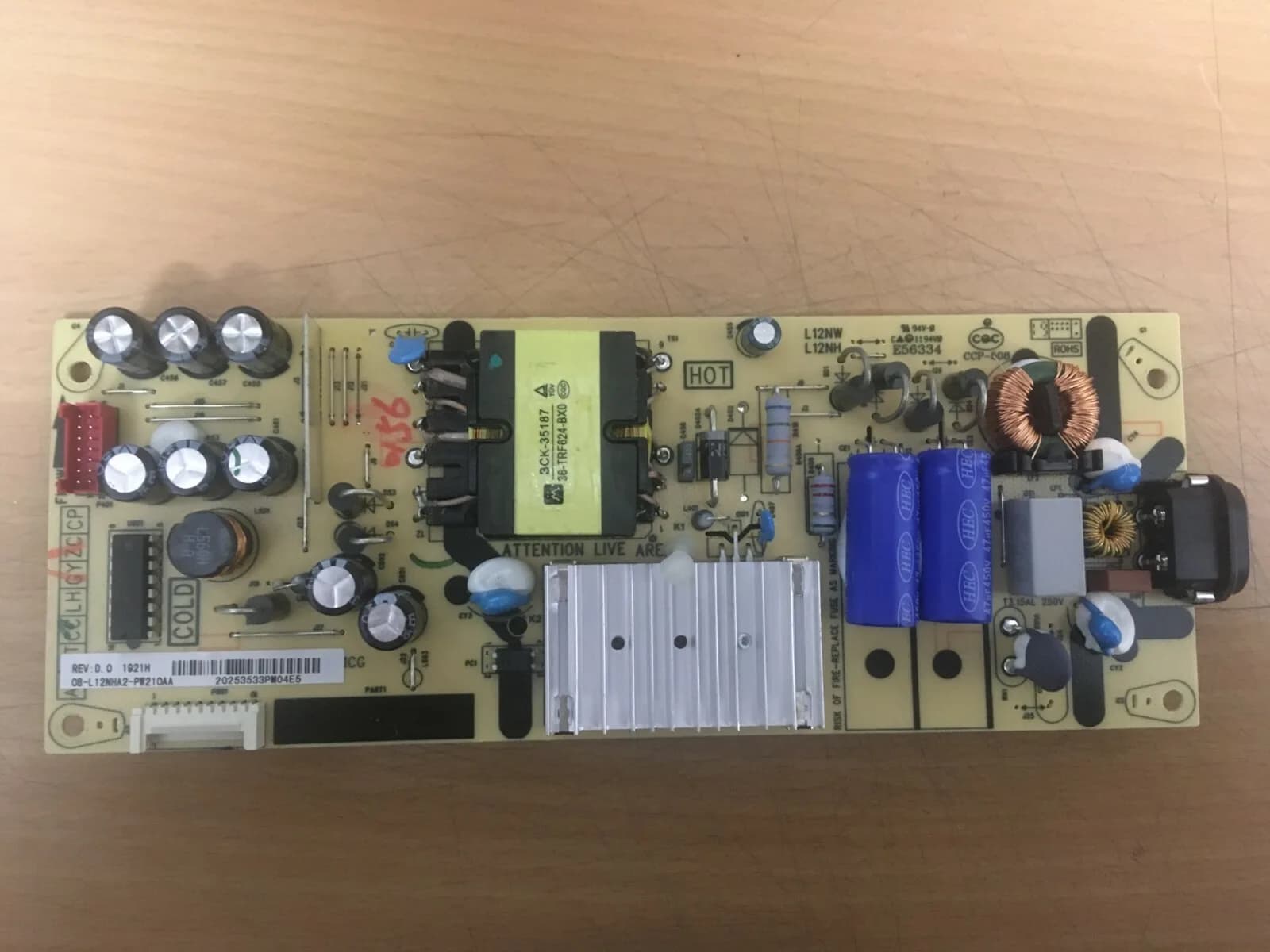 TCL 43DP628 43" TV POWER BOARD PSU
