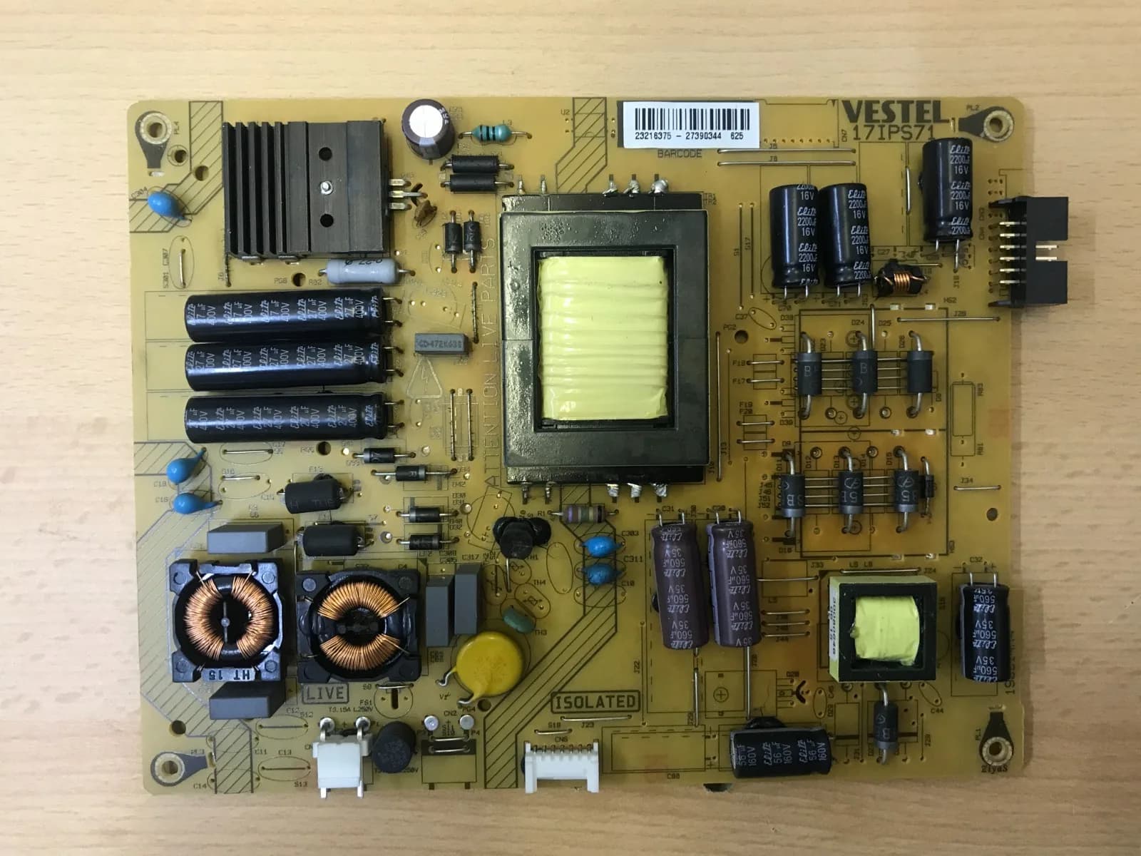 POWER PSU SUPPLY TV BOARD FOR HITACHI TV 48HBT62U H WORKING 100%