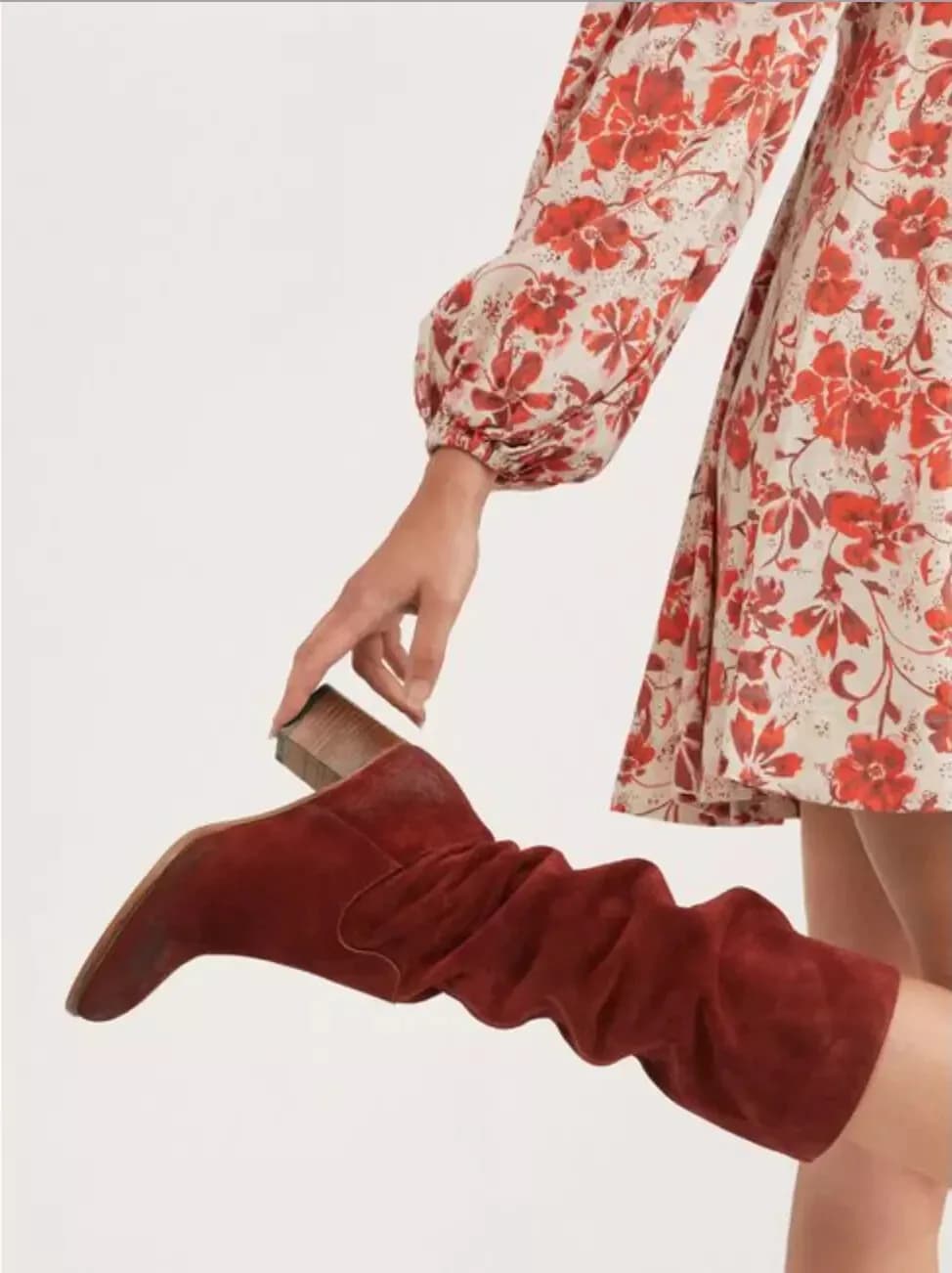 Free People Women's Cleo Slouch Boots Size 36 MSRP: $228 Suede