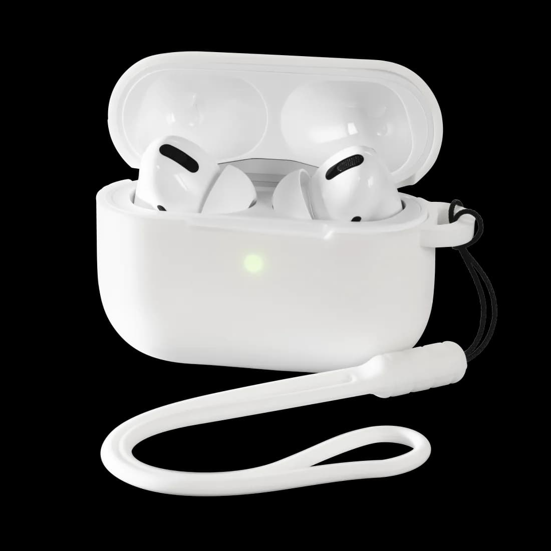 Hama Protective Sleeve for Apple AirPods Pro, White, iPhone,