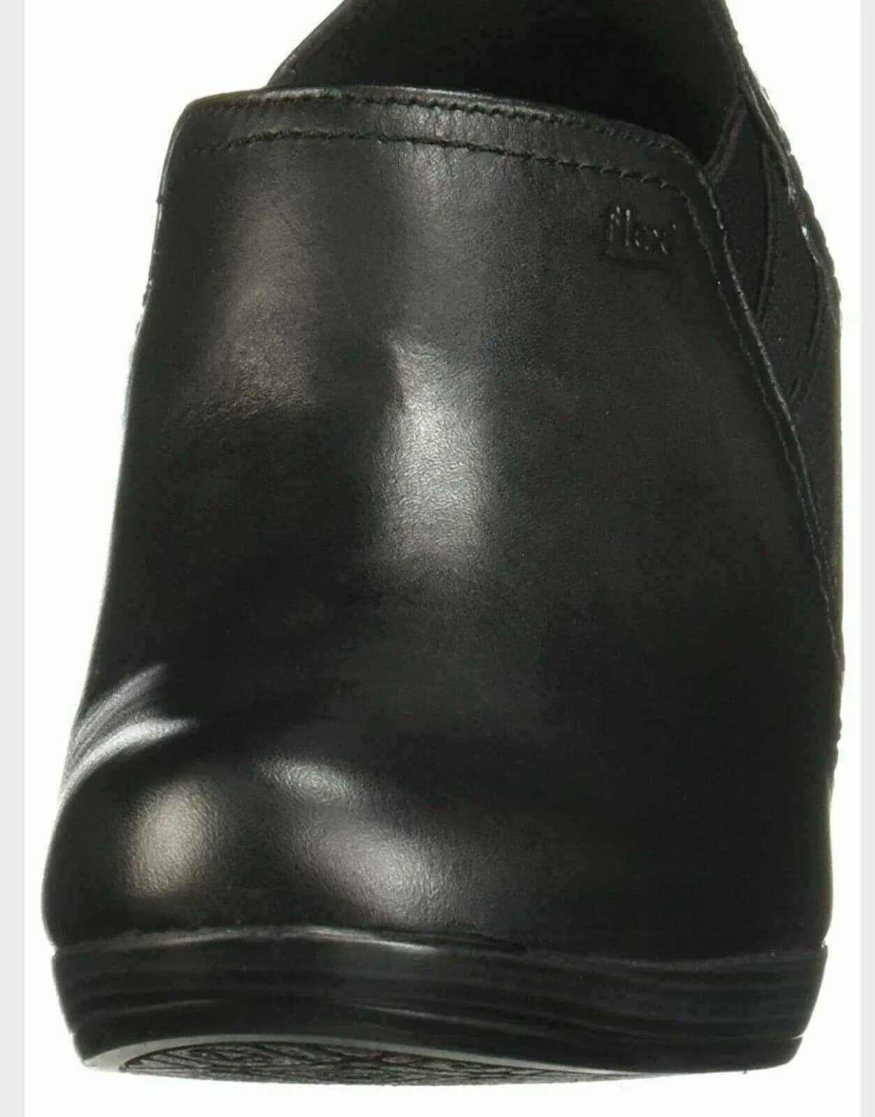 Flexi Mitzy Women’s Genuine Cow Leather Heeled Shoe Black UK Size 7.5