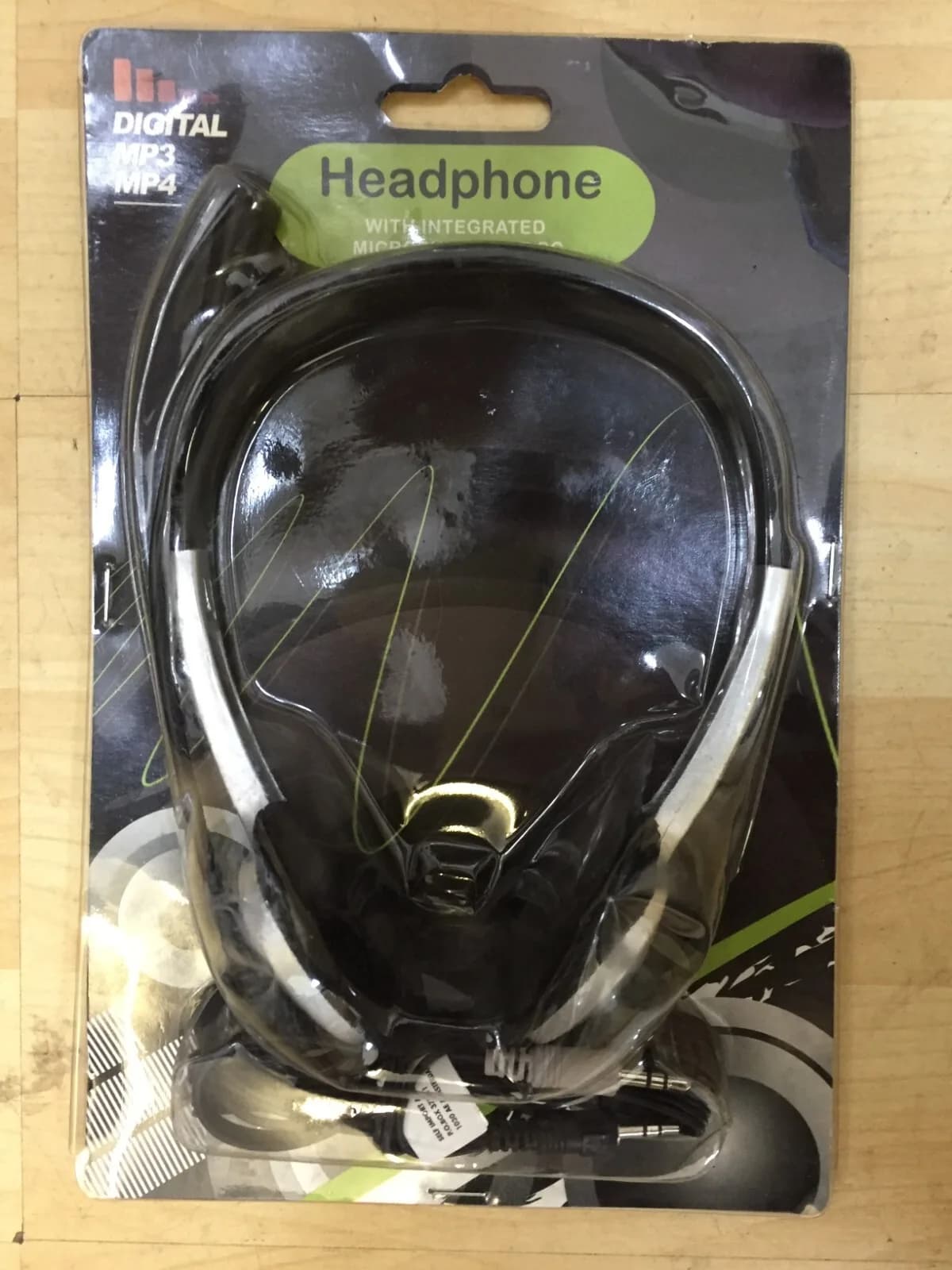Wired Jack Headphones Headset with Microphone MIC for Call PC Computer Laptop UK