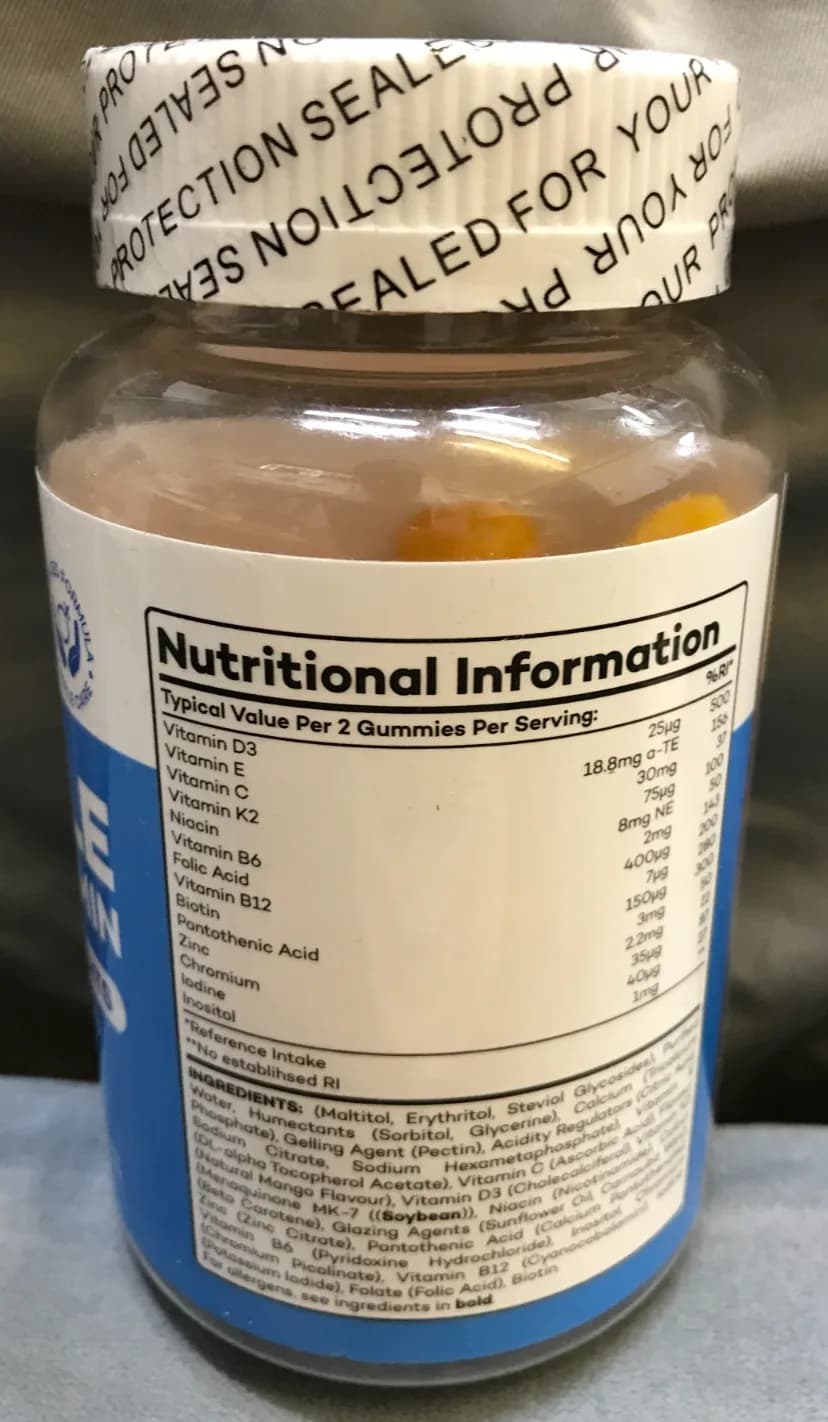 Elevate Female Multivitamin Mango Flavour Gummies New Sealed Vitamins with tin