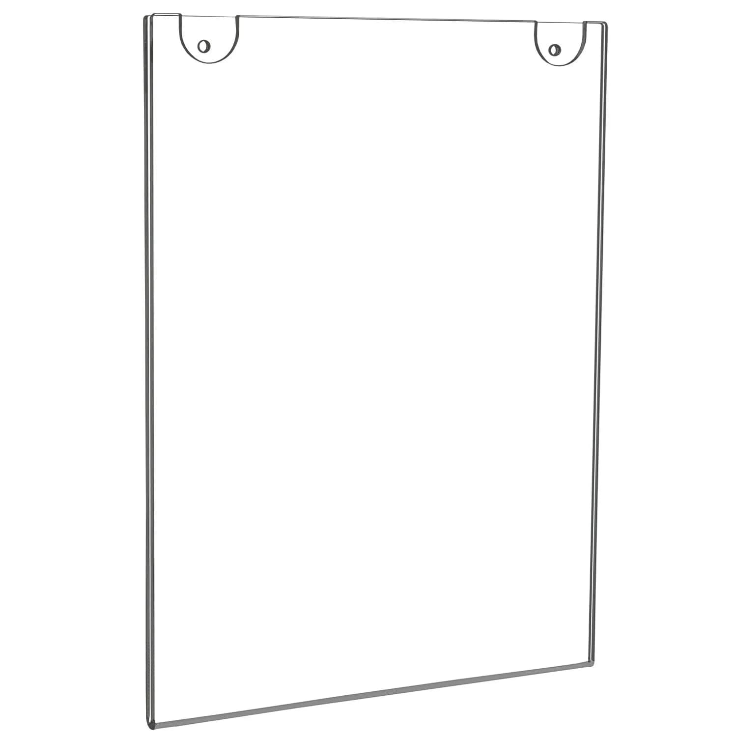 A4 NIUBEE Clear Acrylic Sign Holder Slant Back Sign Holder single