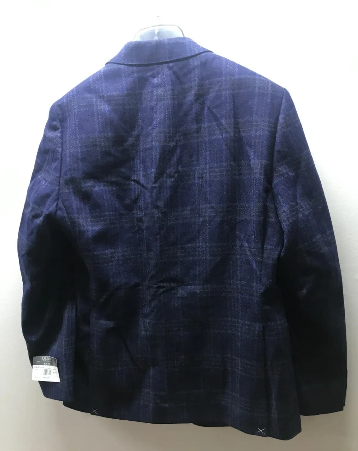 Lauren Ralph Lauren Men's Classic-Fit UltraFlex Stretch Navy Blue Plaid 38 short