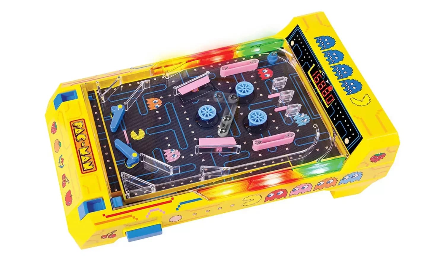 Menkind PAC-MAN Pinball Tabletop Game Retro Arcade Electronic Handheld gift