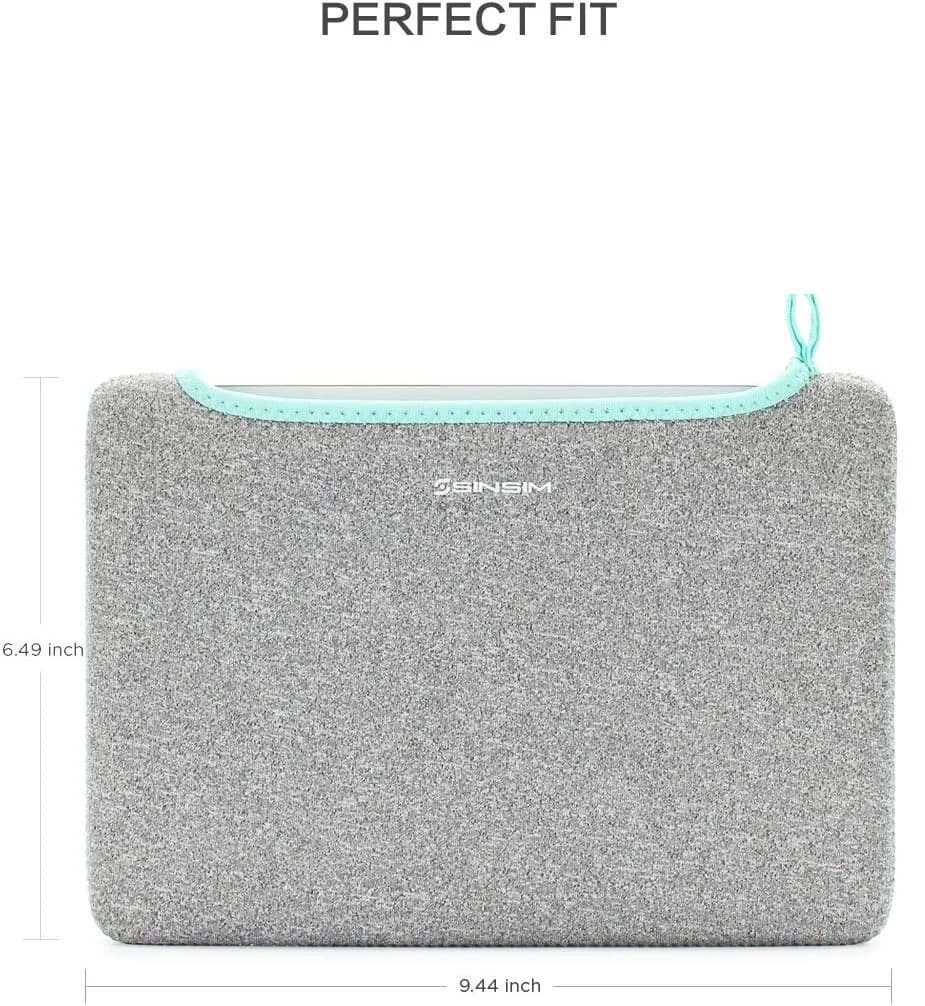 Grey Tablet Sleeve Case Carrying Bag with Elastic Loop For 8" tablet's Universal