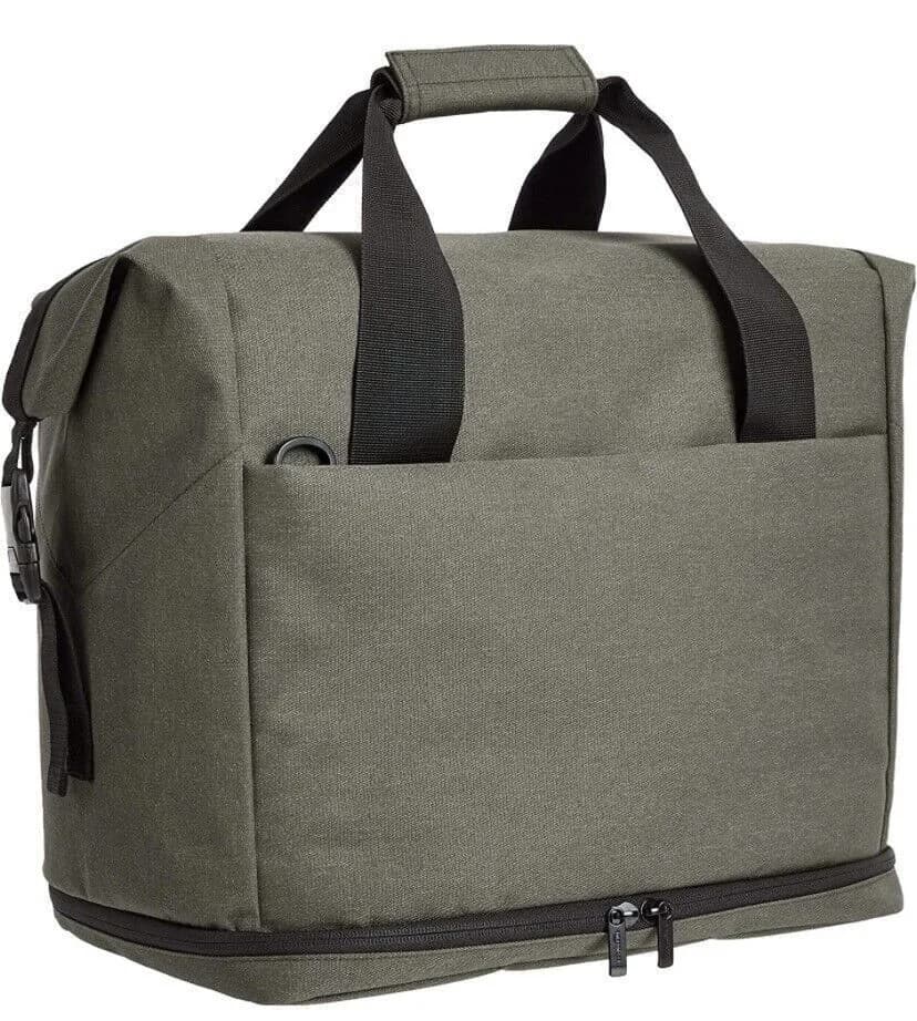 Amazon Basics Urban Travel Duffel Bag for travel or everyday use new in Green