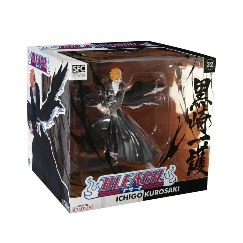 OFFICIAL BLEACH ICHIGO KUROSAKI FIGURINE FIGURE ORNAMENT NEW & GIFT BOXED ABY
