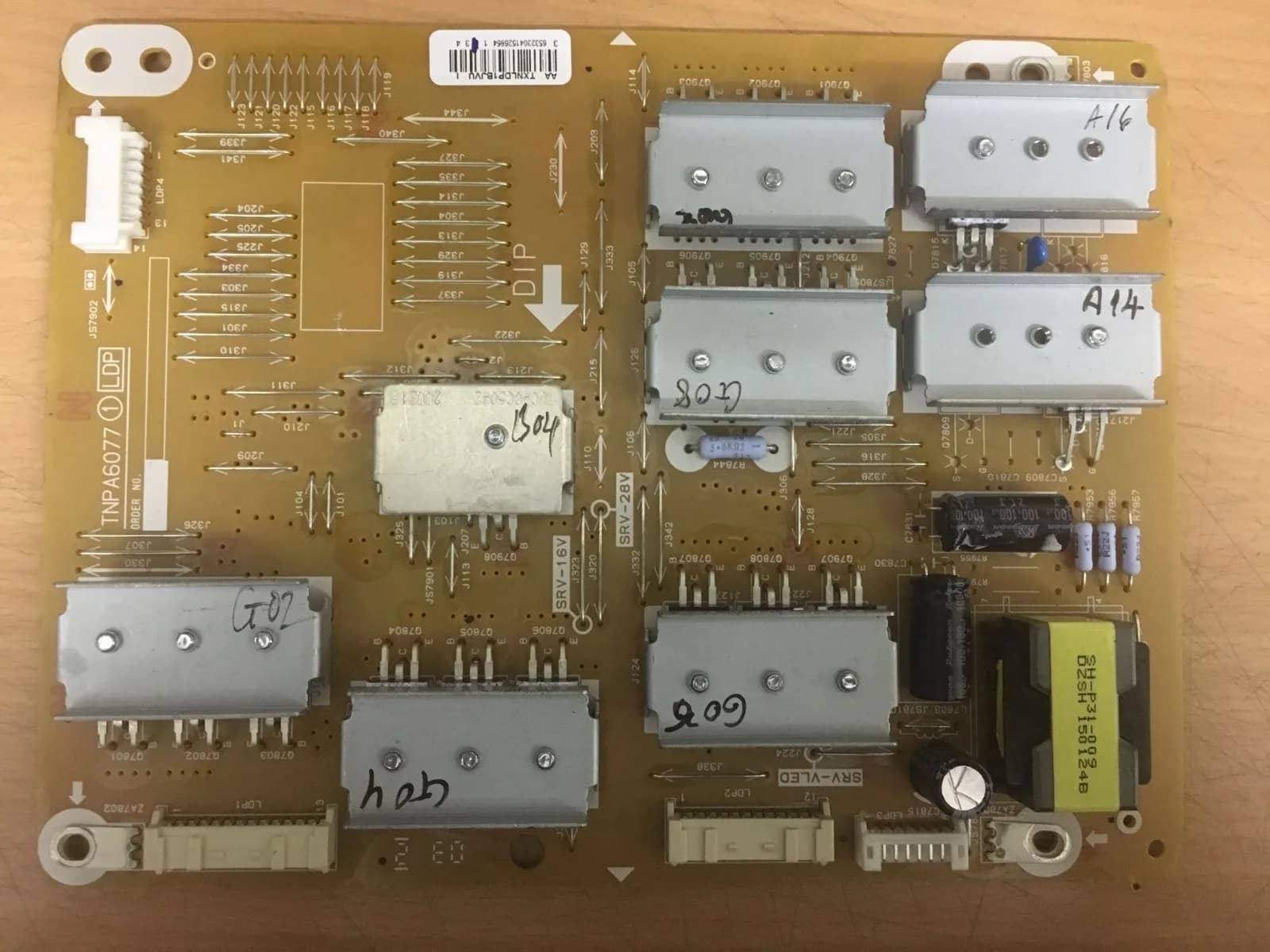 PANASONIC 50" TX-50CX802B LED TV LED DRIVER BOARD
