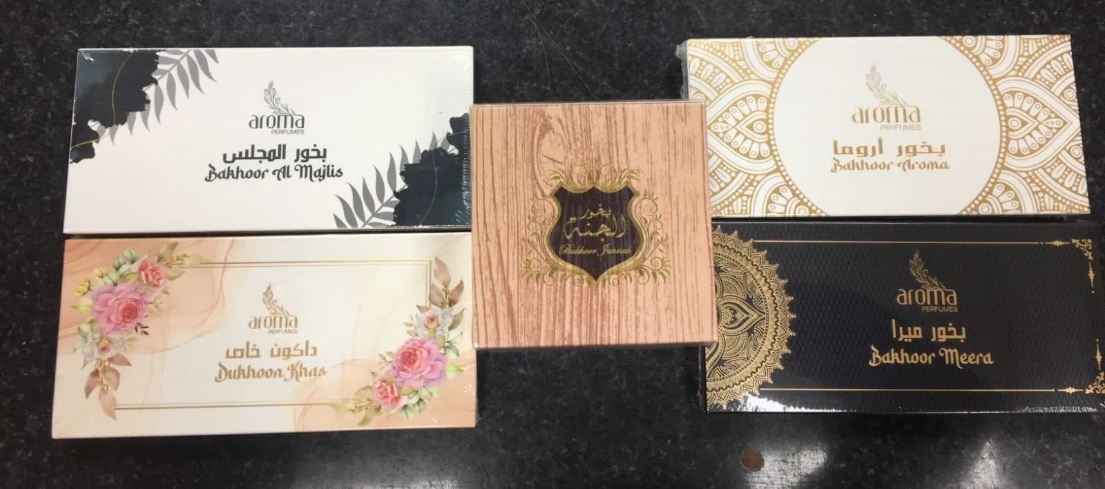 Bukhoor Perfumes Arabian Oud Fragrance Incense Bricks Use on Bakhoor Burner 100g