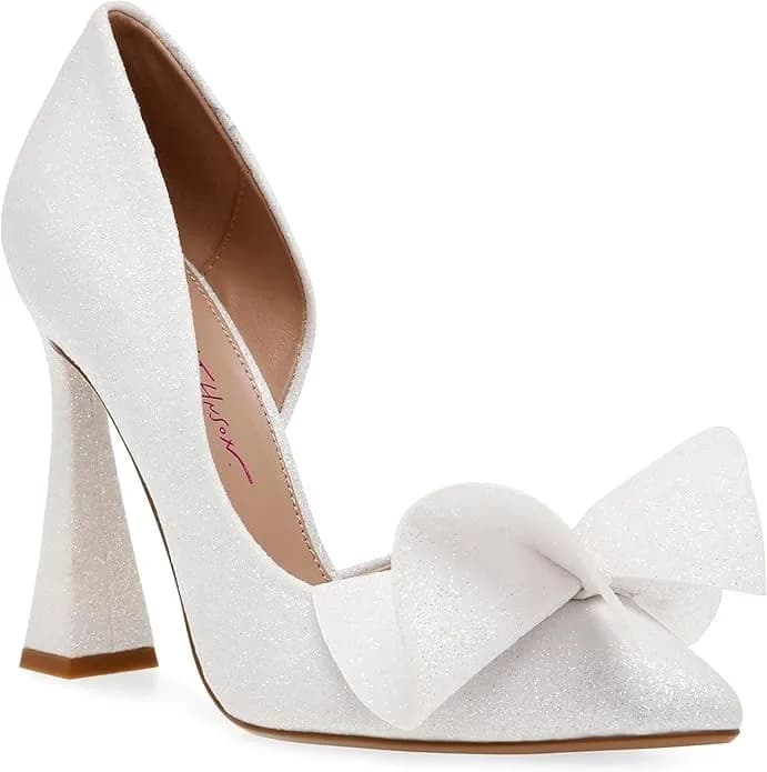 Betsey Johnson Women's Nobble Pumps Heels ivory uk size 5