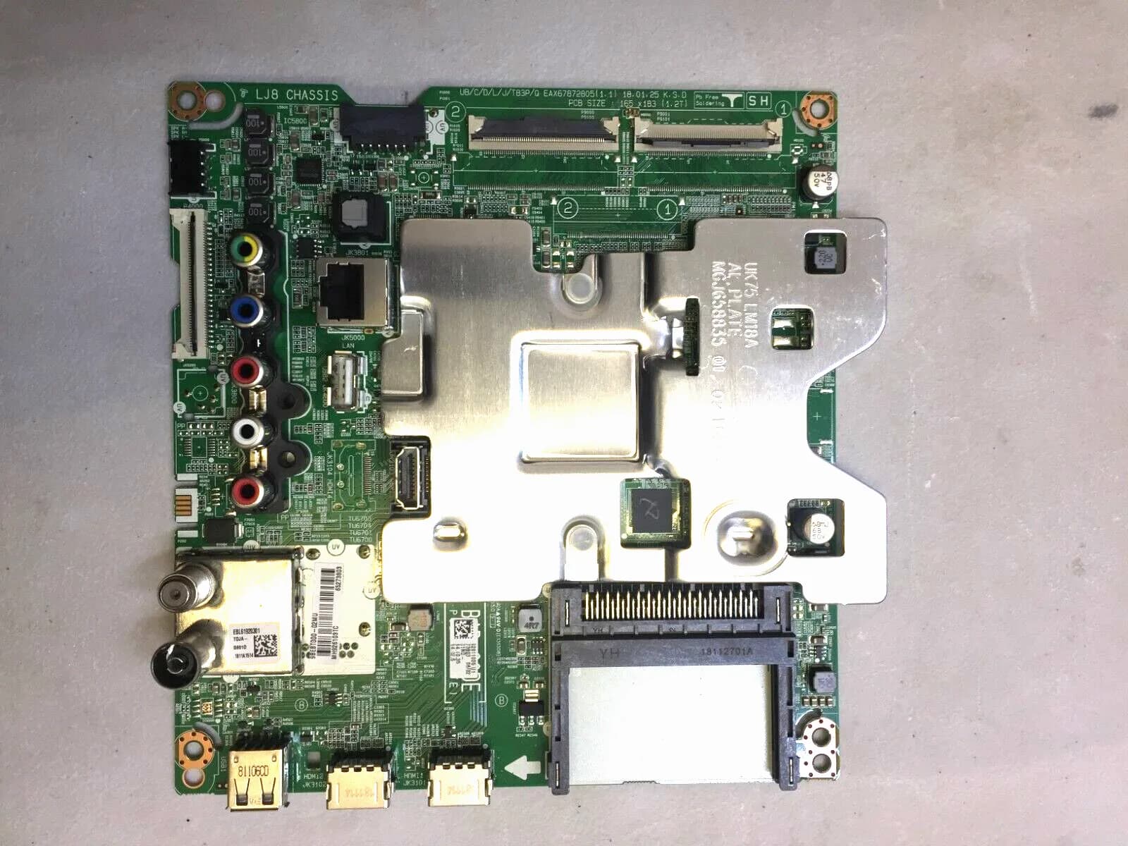 EBT65273803 MAIN PCB FOR LG 43UK6470PLC.BEEWLJP