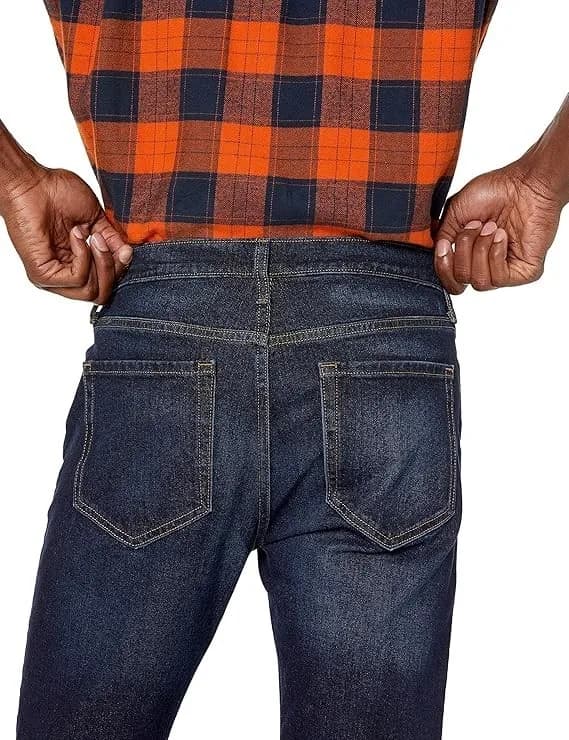 Amazon Essentials Men's Slim-Fit Jeans Indigo Wash 36 W X 32 L