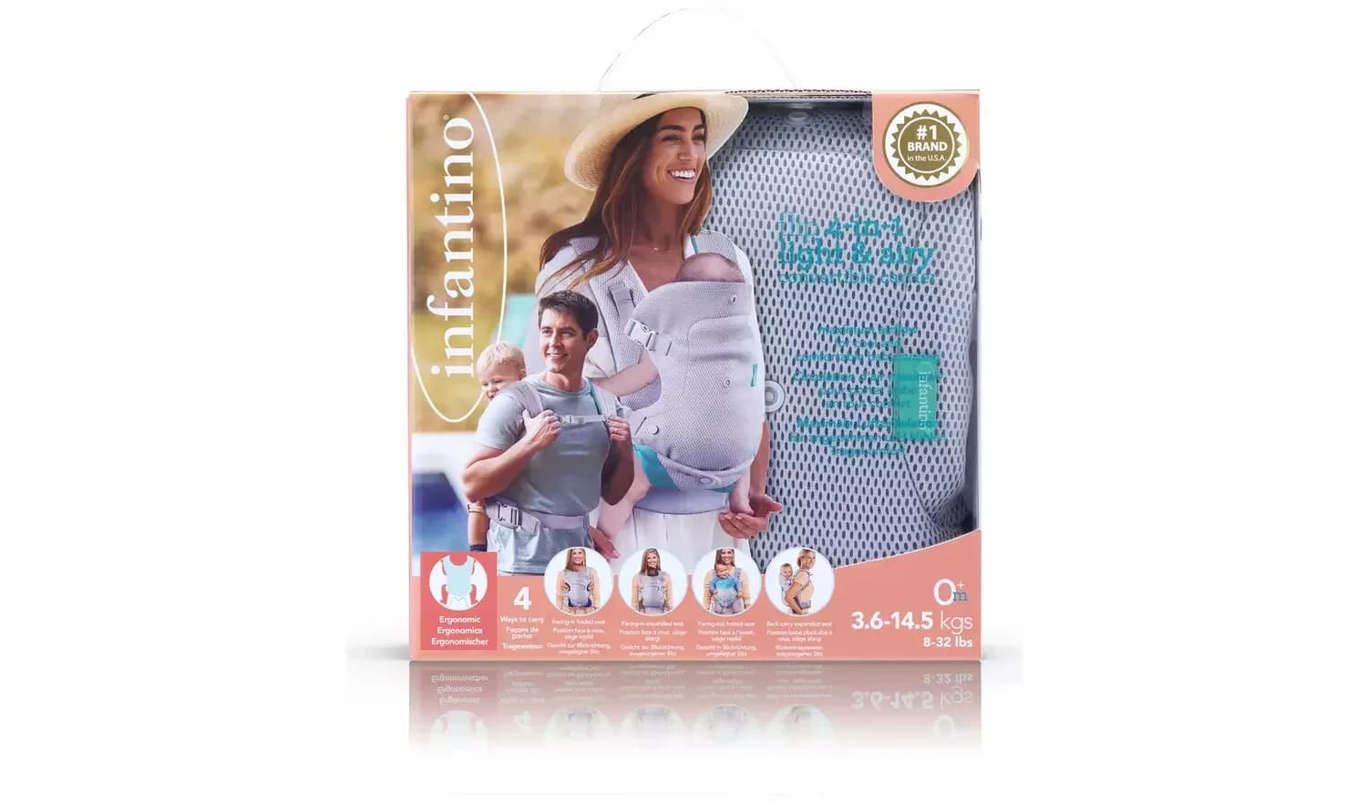 Infantino Flip Light & Airy 4-in-1 Baby Carrier
