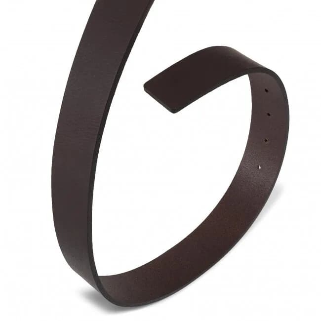 CALVIN KLEIN CK BUSINESS BELT 35MM DARK BROWN GENUINE 100% LEATHER 46"